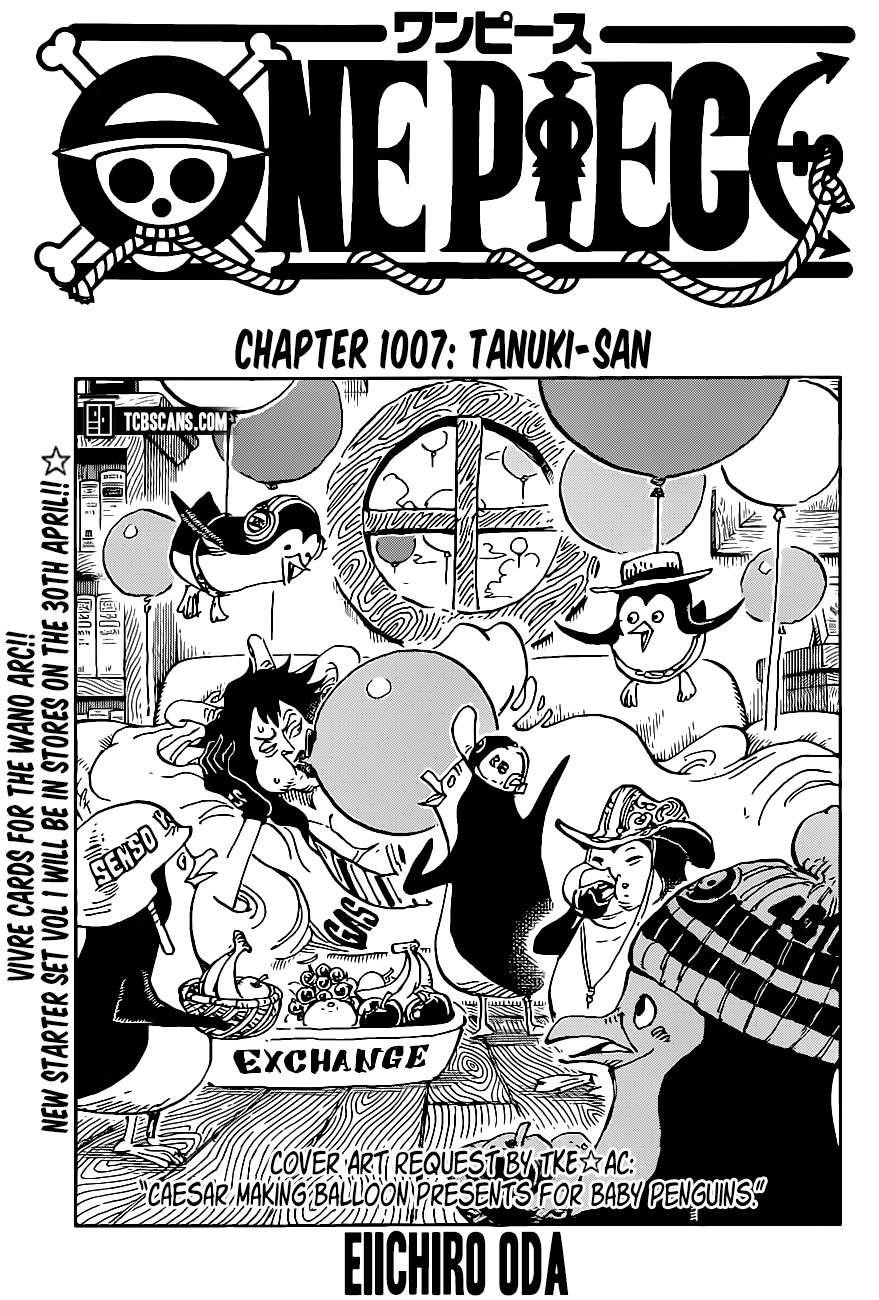 One Piece - Chapter 1007 Page 1