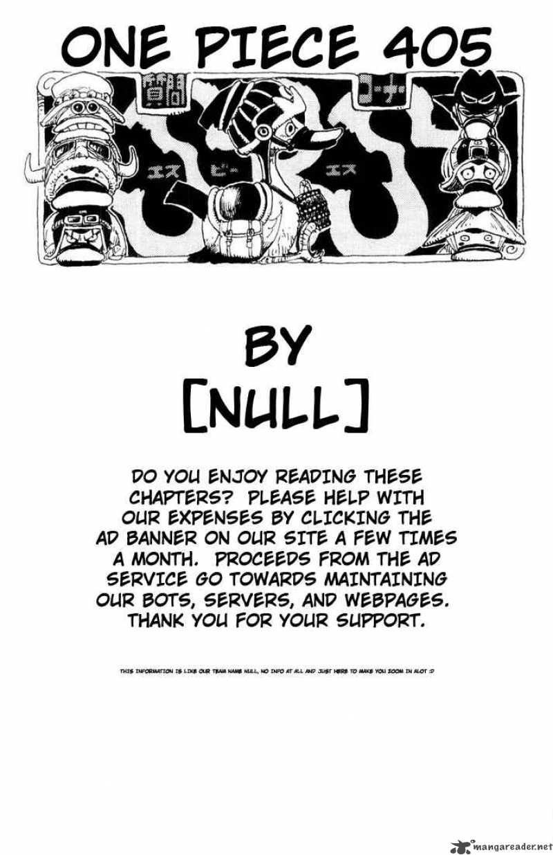 One Piece - Chapter 405 Page 19