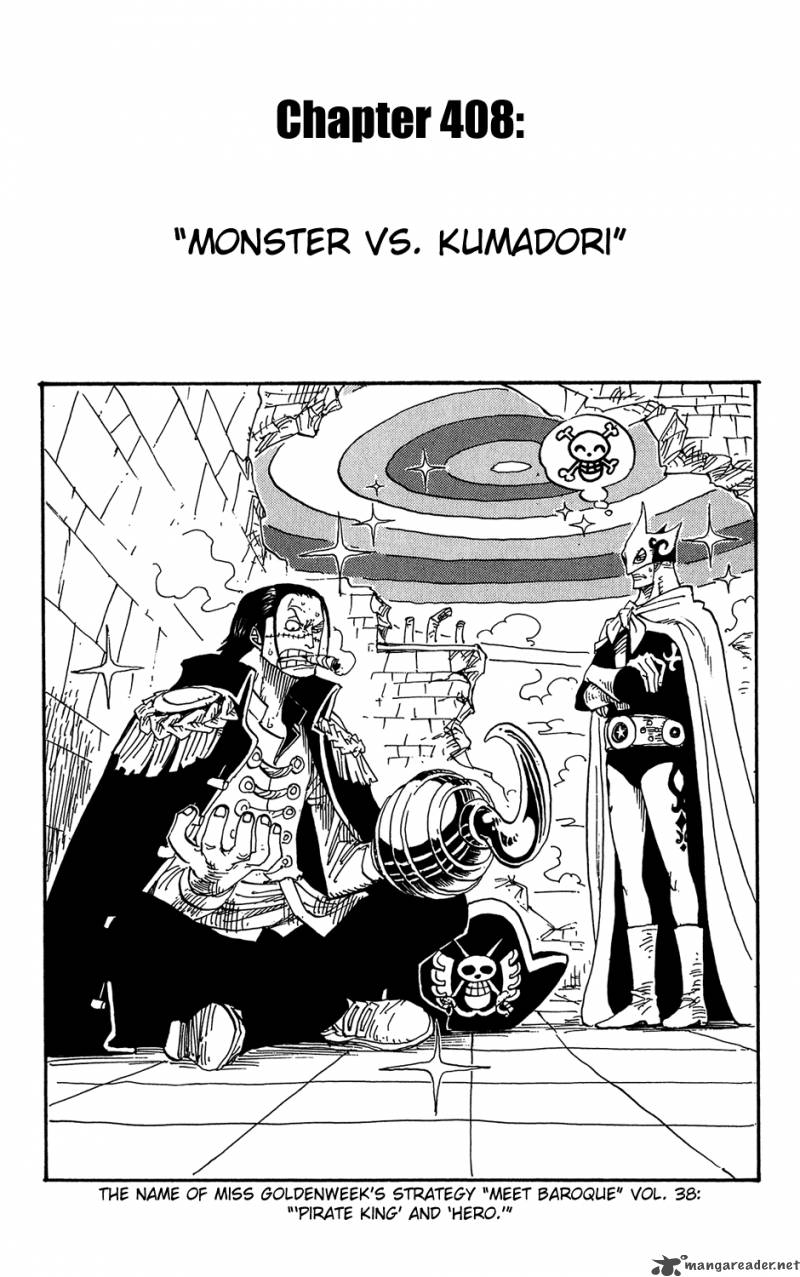 One Piece - Chapter 408 Page 1