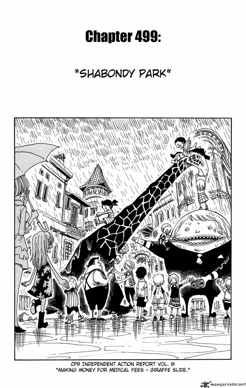 One Piece - Chapter 499 Page 1