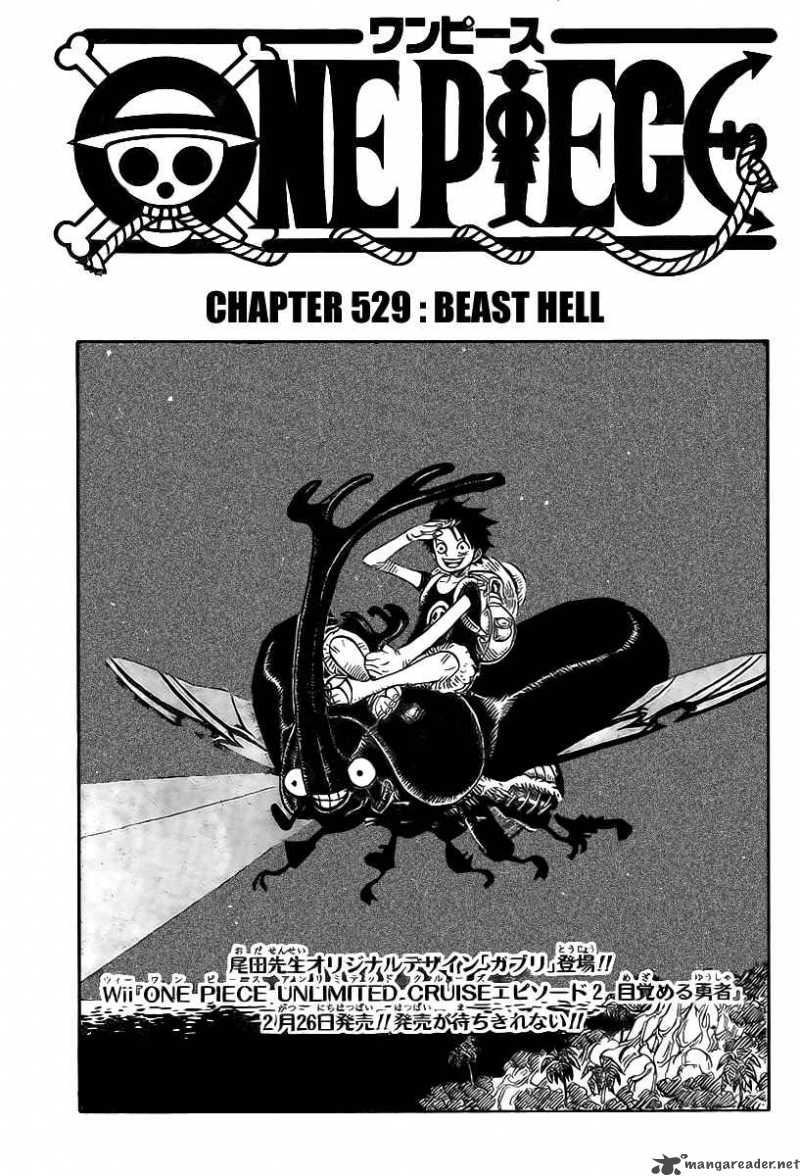 One Piece - Chapter 529 Page 1