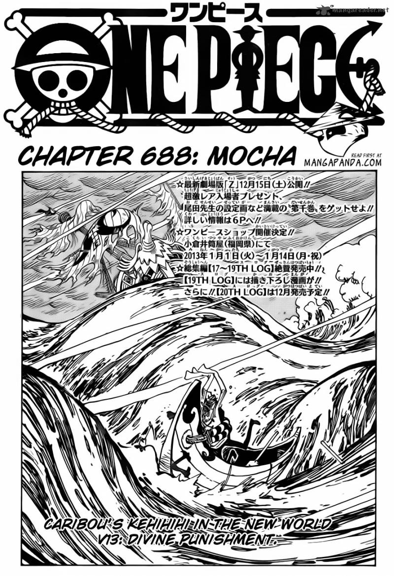 One Piece - Chapter 688 Page 3