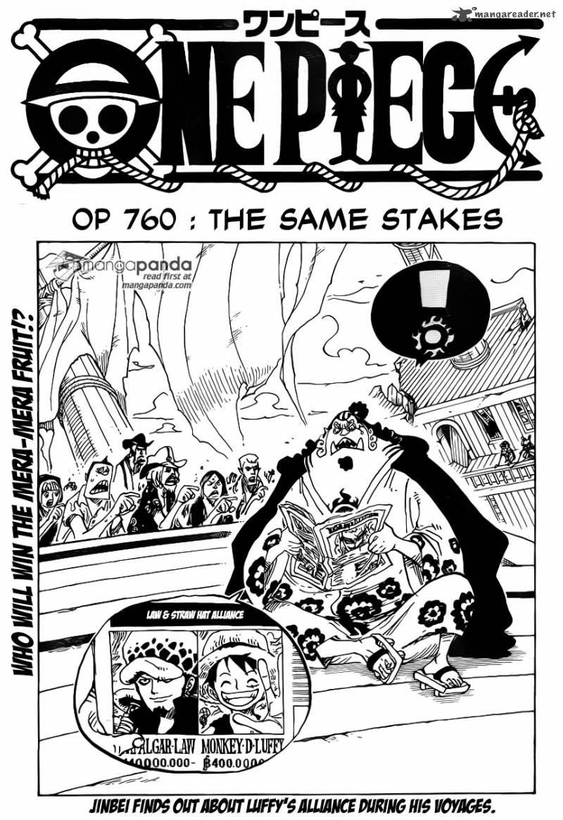 One Piece - Chapter 760 Page 1