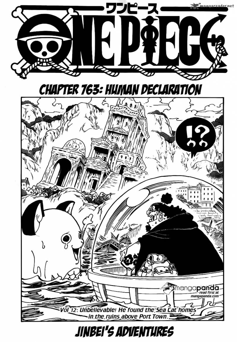 One Piece - Chapter 763 Page 1