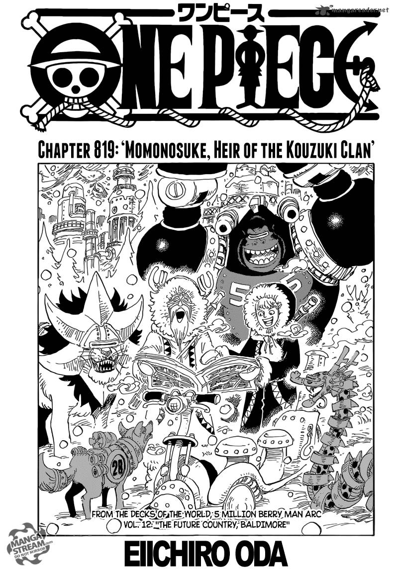 One Piece - Chapter 819 Page 1