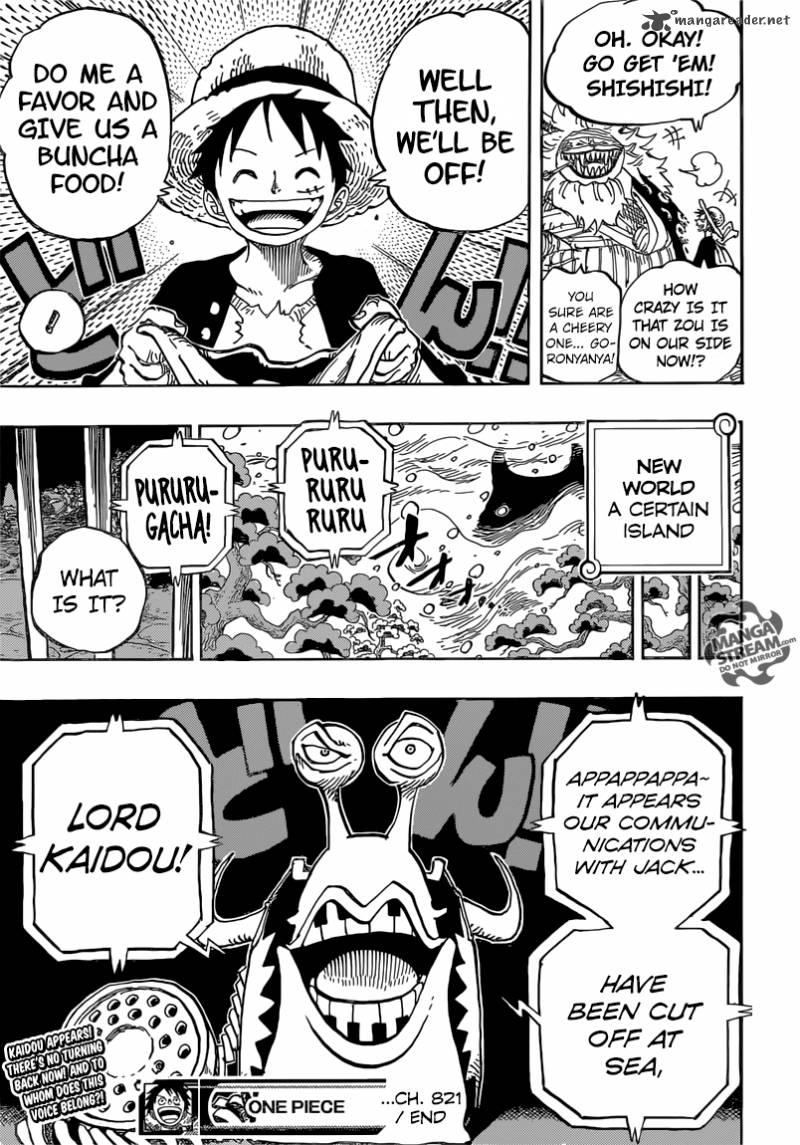 One Piece - Chapter 821 Page 20