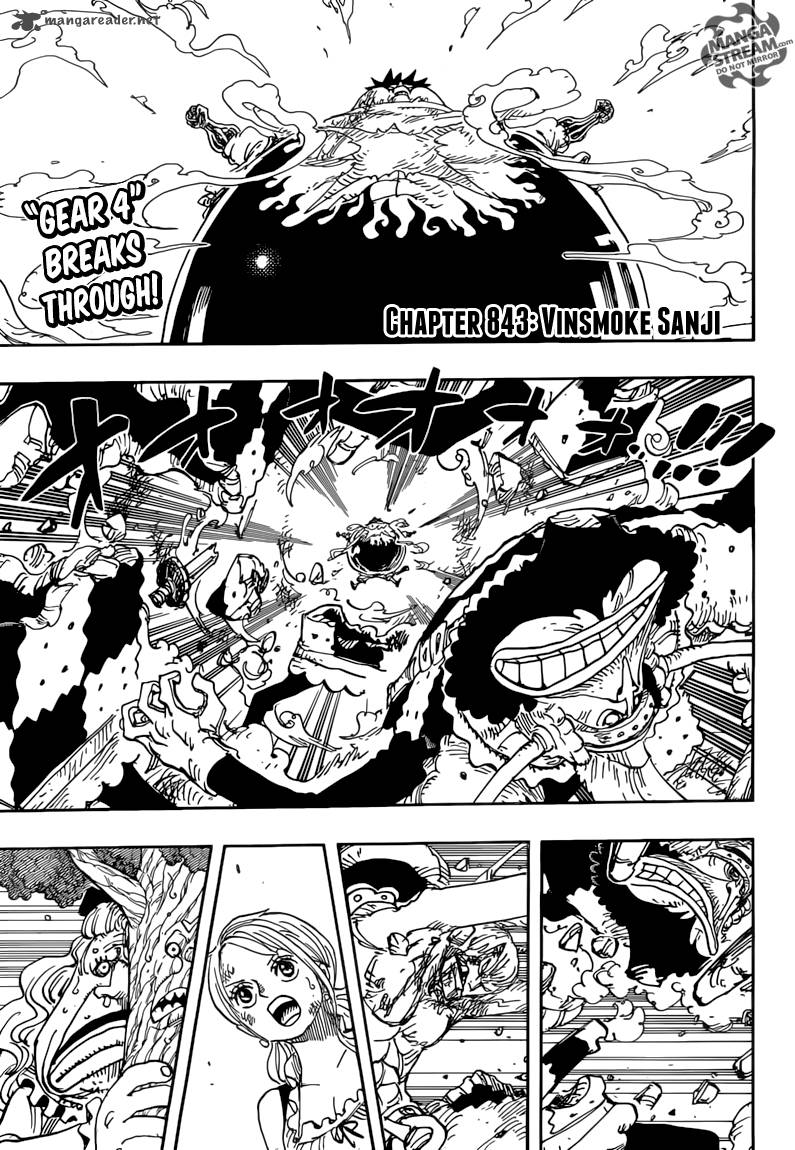 One Piece - Chapter 843 Page 1