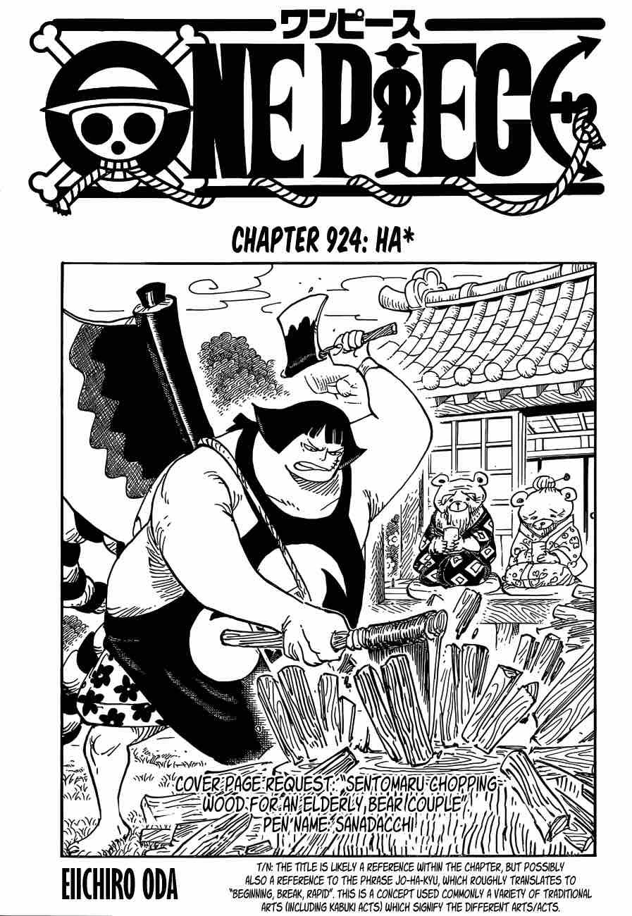 One Piece - Chapter 924 Page 1