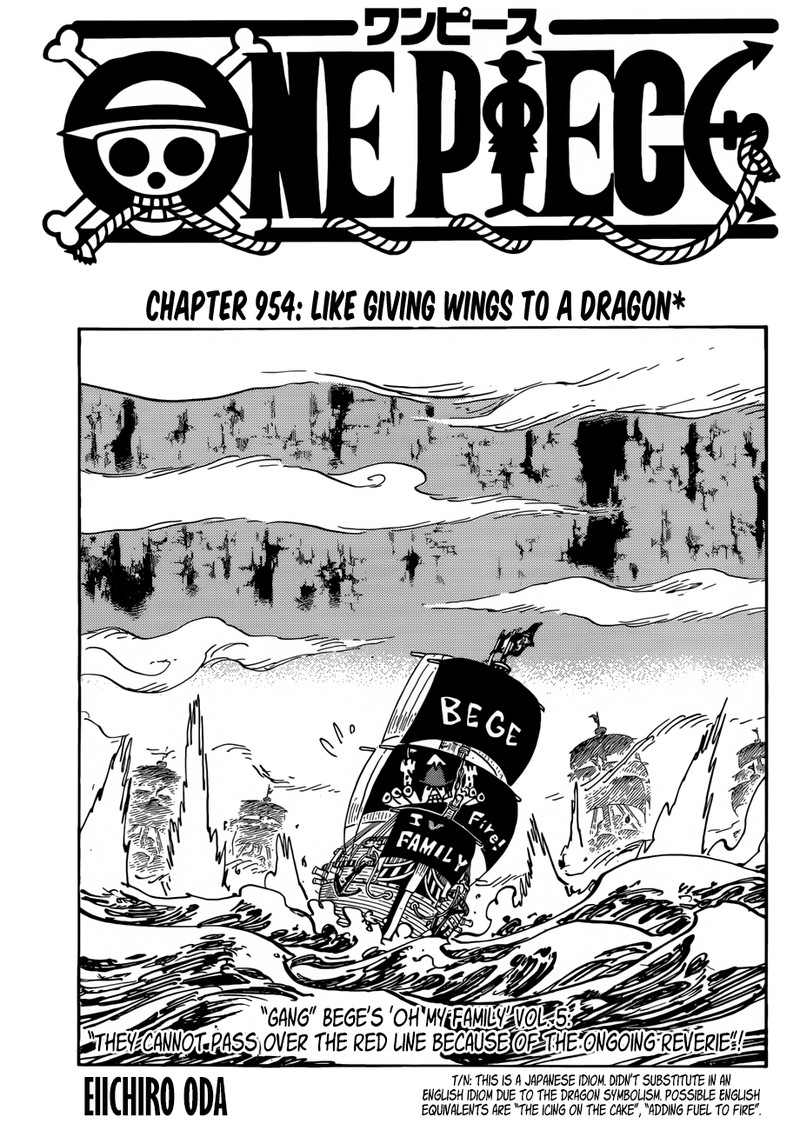 One Piece - Chapter 954 Page 1