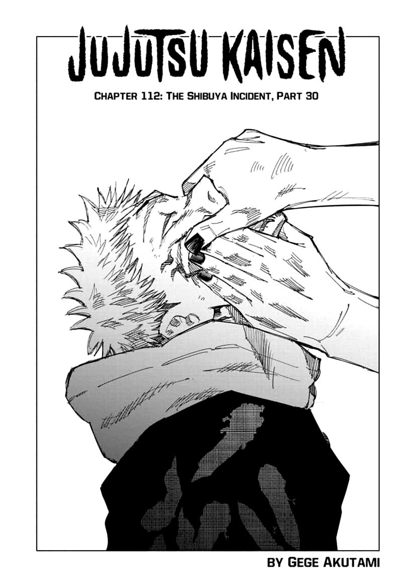 Jujutsu Kaisen - Chapter 112 Page 1