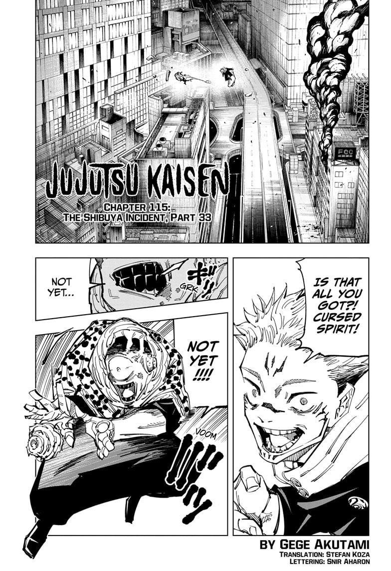 Jujutsu Kaisen - Chapter 115 Page 1