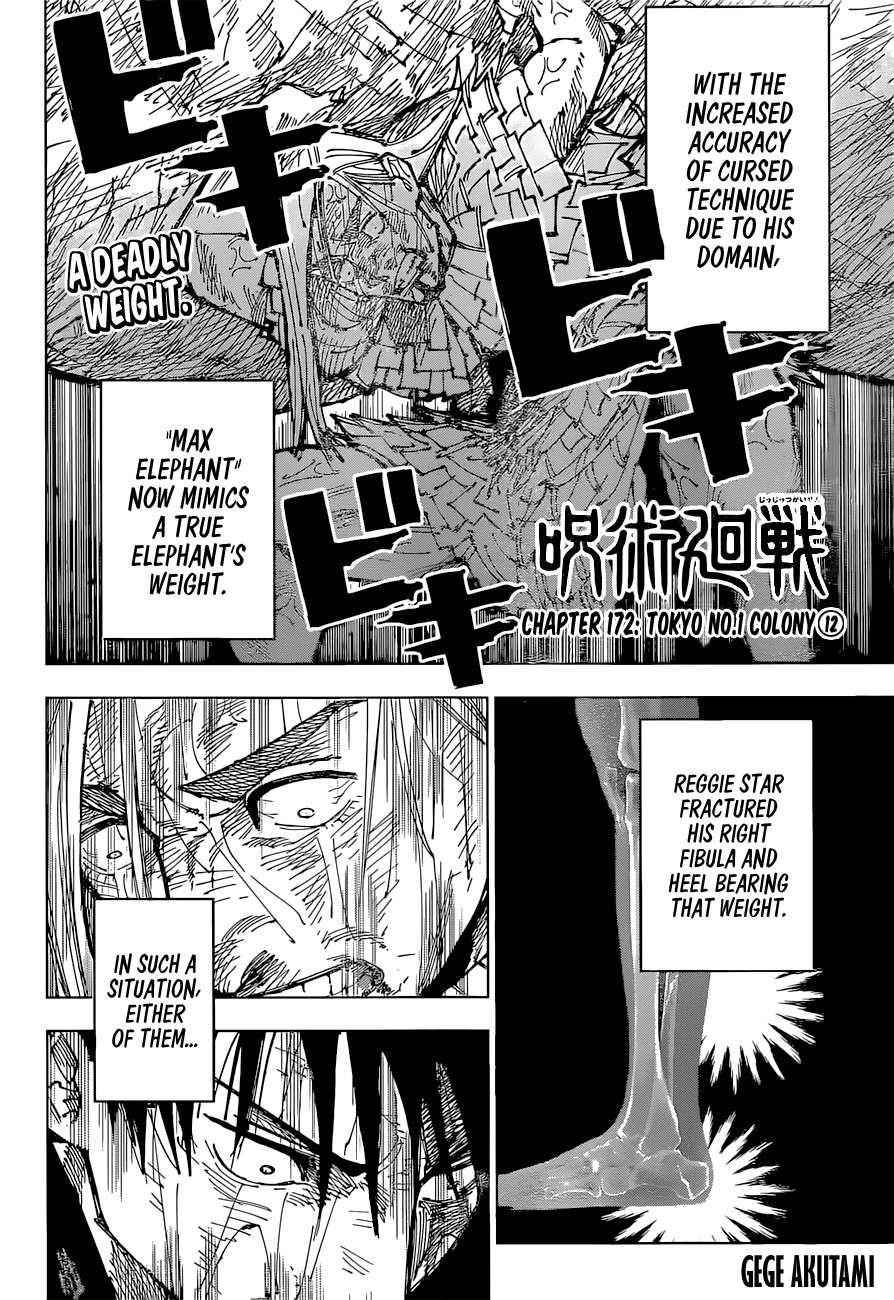 Jujutsu Kaisen - Chapter 172 Page 2