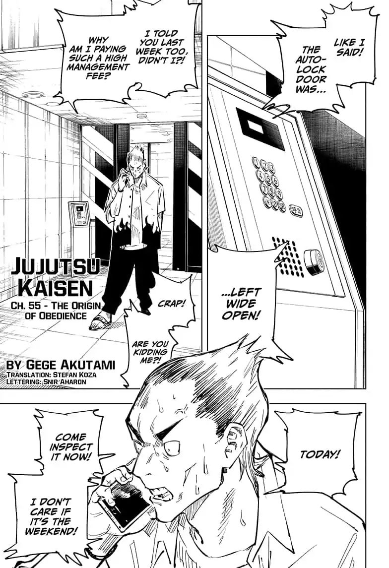 Jujutsu Kaisen - Chapter 55 Page 1