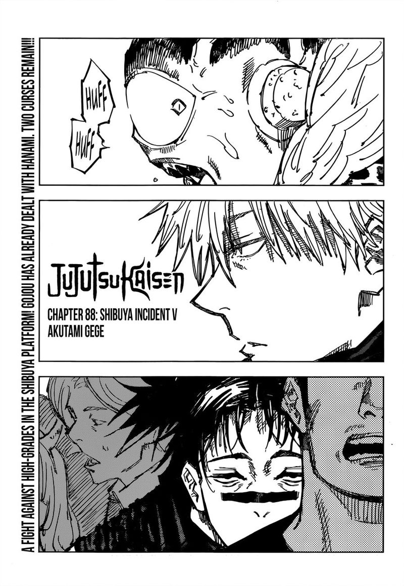 Jujutsu Kaisen - Chapter 88 Page 1