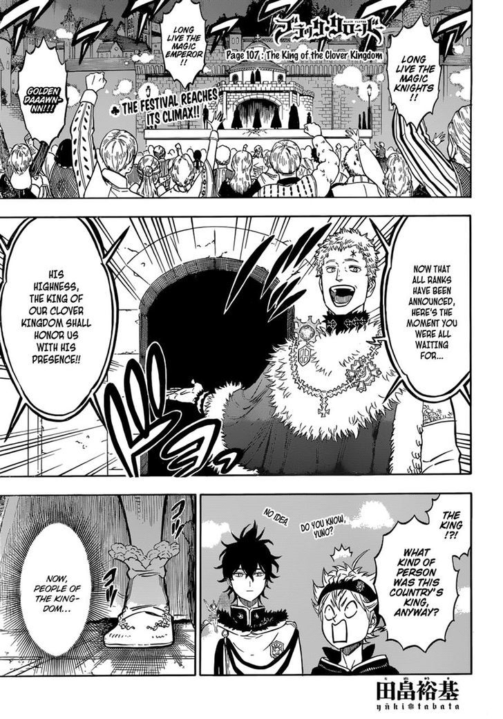 Black Clover - Chapter 107 Page 1