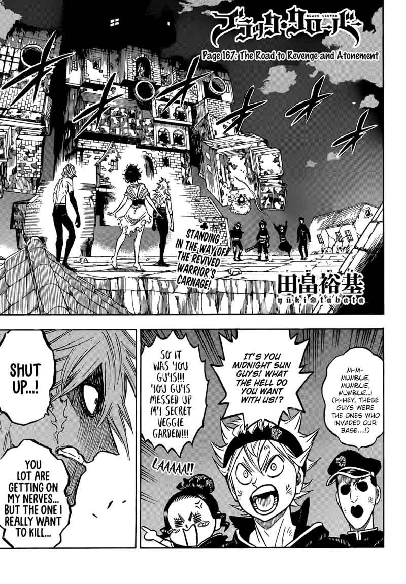 Black Clover - Chapter 167 Page 1