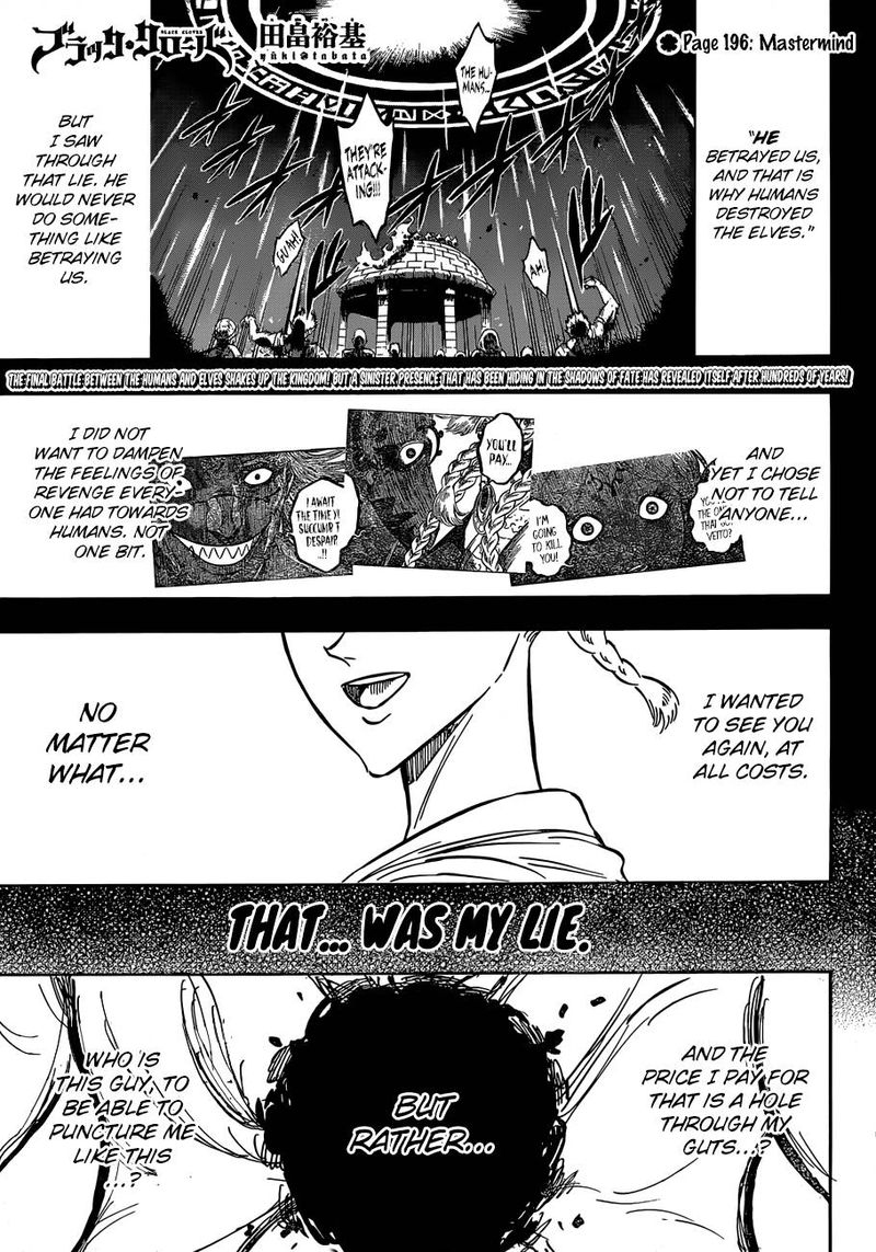 Black Clover - Chapter 196 Page 1