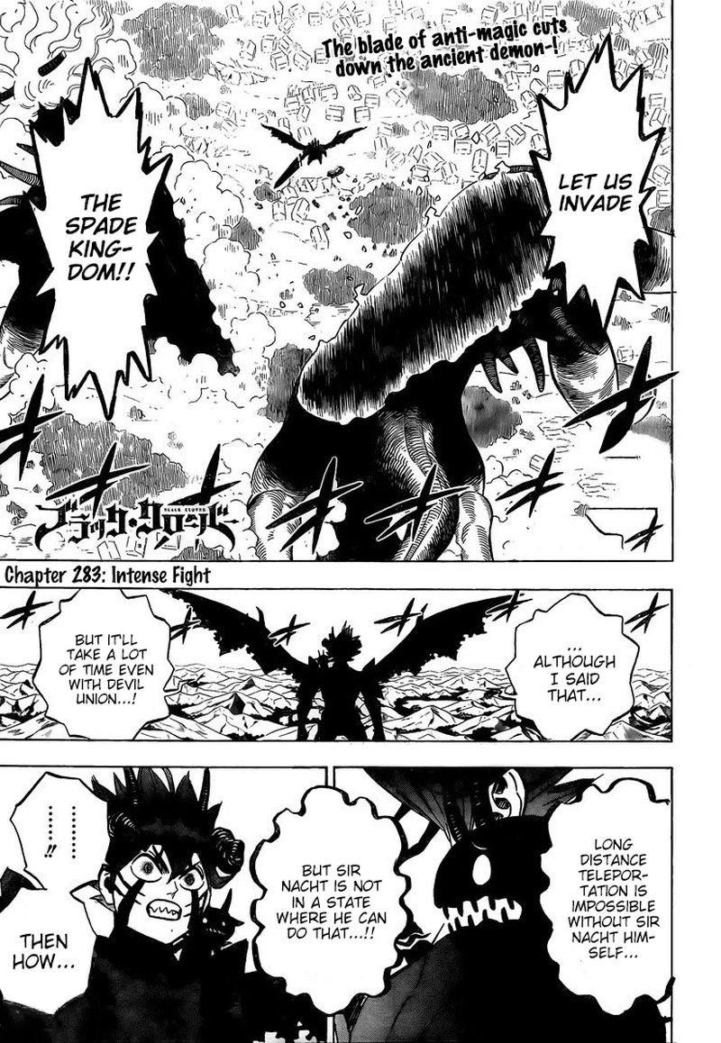 Black Clover - Chapter 283 Page 1