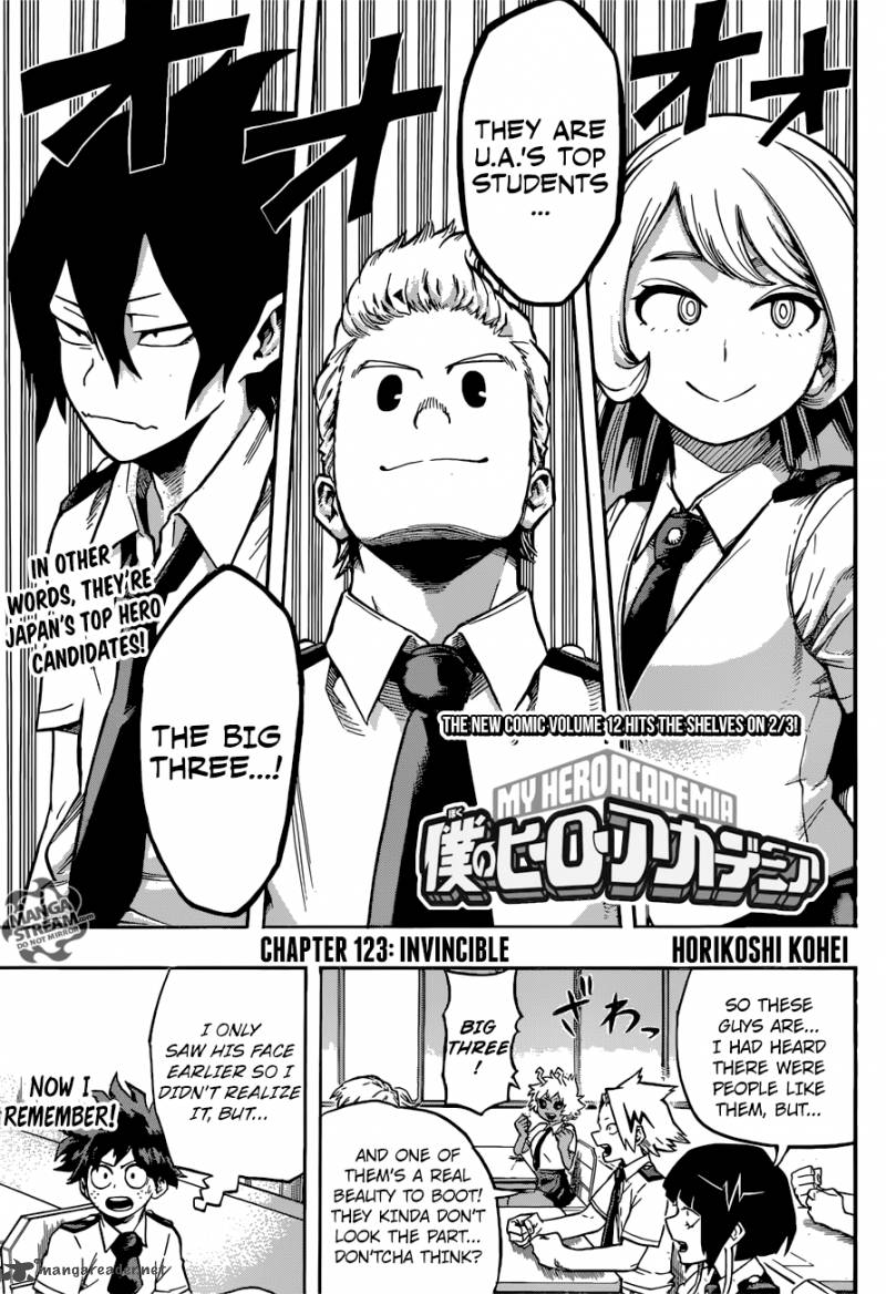 My Hero Academia - Chapter 123 Page 1