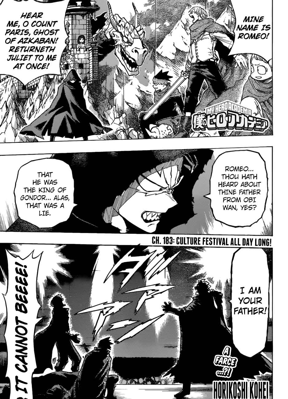 My Hero Academia - Chapter 183 Page 1