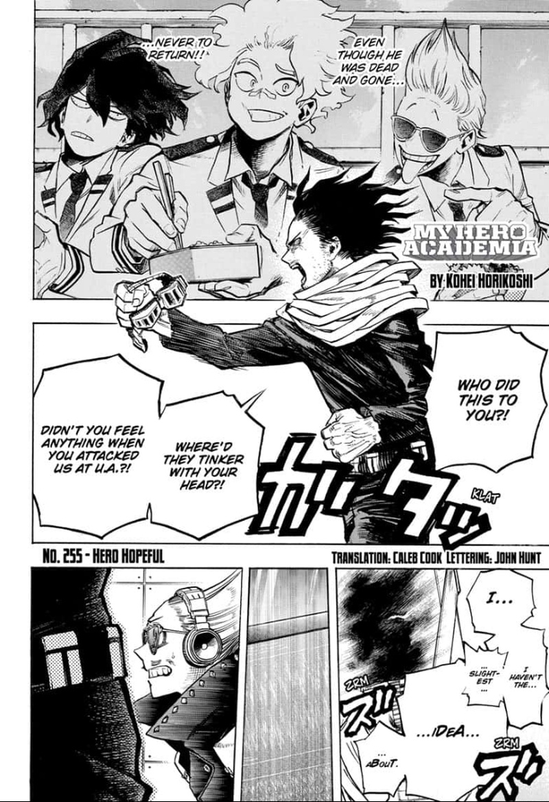 My Hero Academia - Chapter 255 Page 2