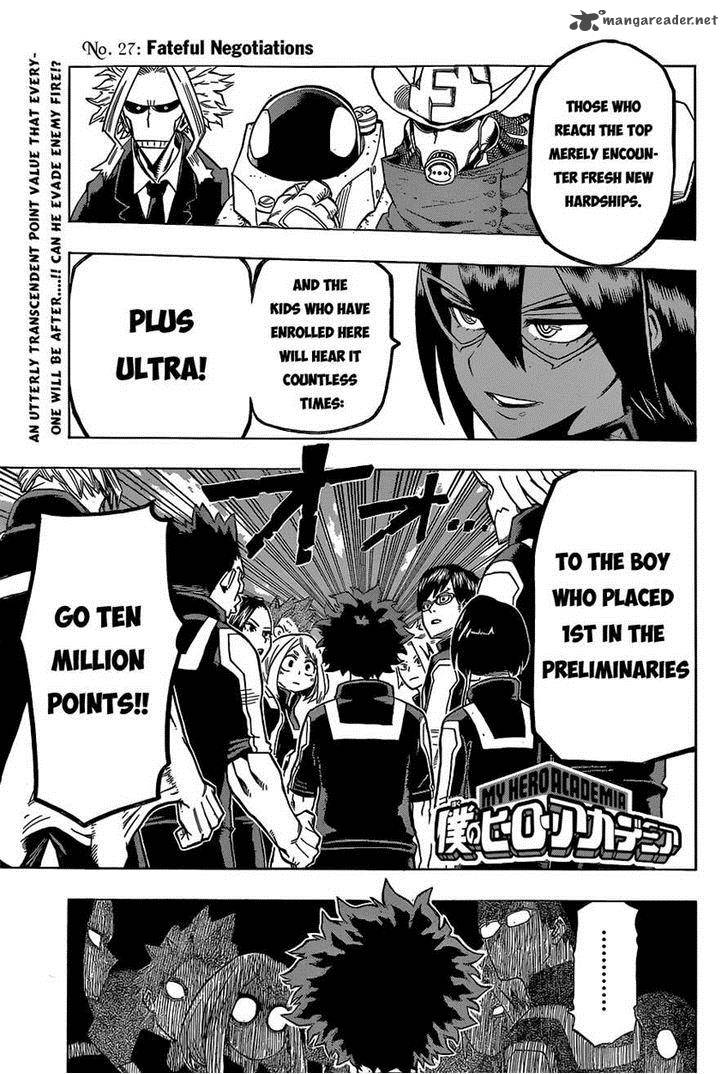 My Hero Academia - Chapter 27 Page 1