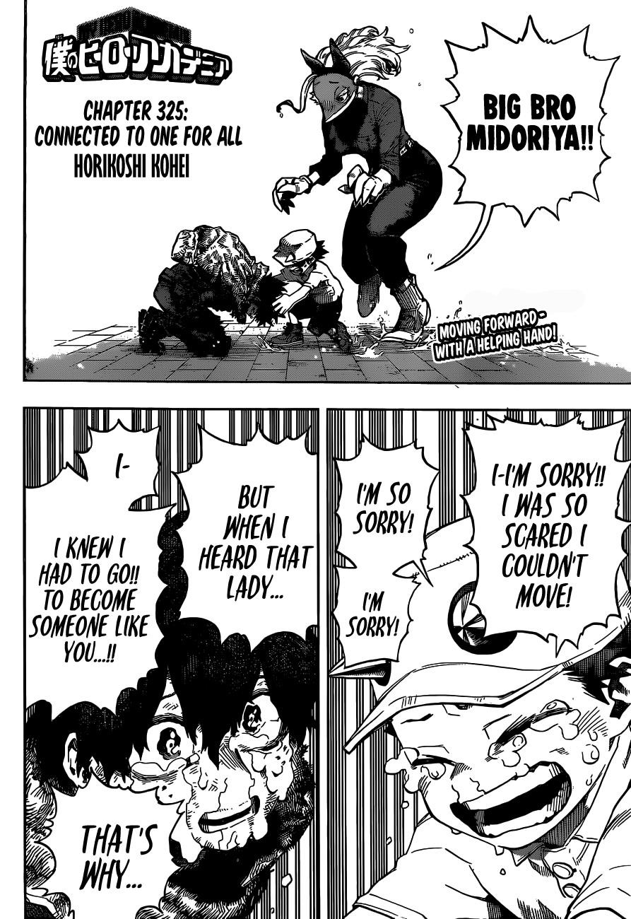 My Hero Academia - Chapter 325 Page 2