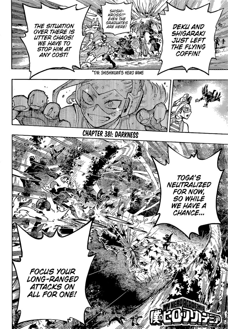 My Hero Academia - Chapter 381 Page 2