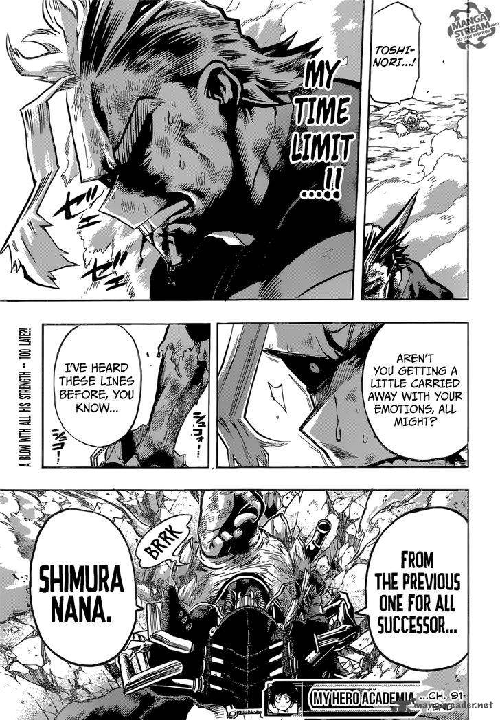 My Hero Academia - Chapter 91 Page 20