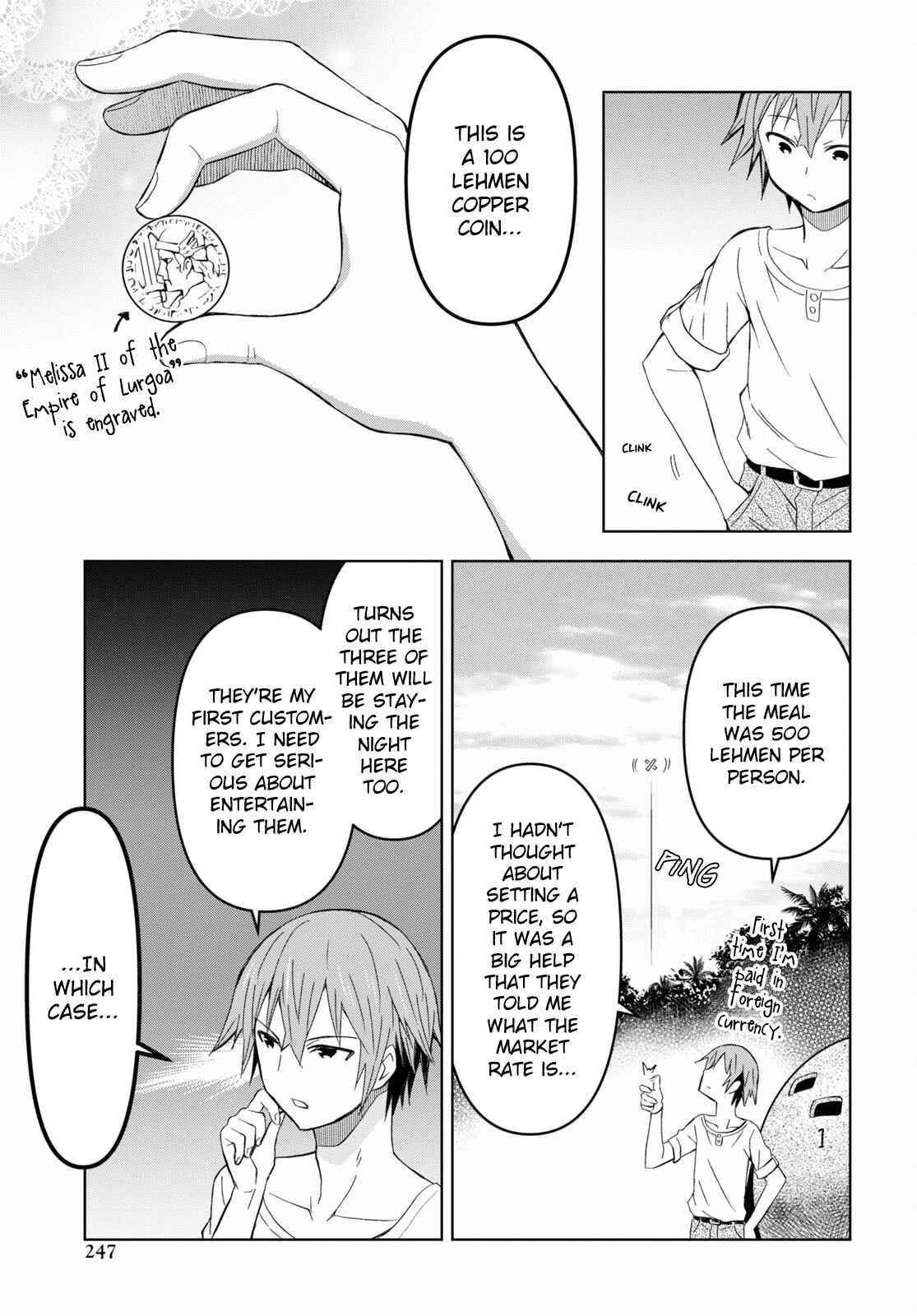 Dungeon Tou de Yadoya wo Yarou! Souzou Mahou wo Moratta Ore no Hosoude Hanjouki - Chapter 13 Page 12